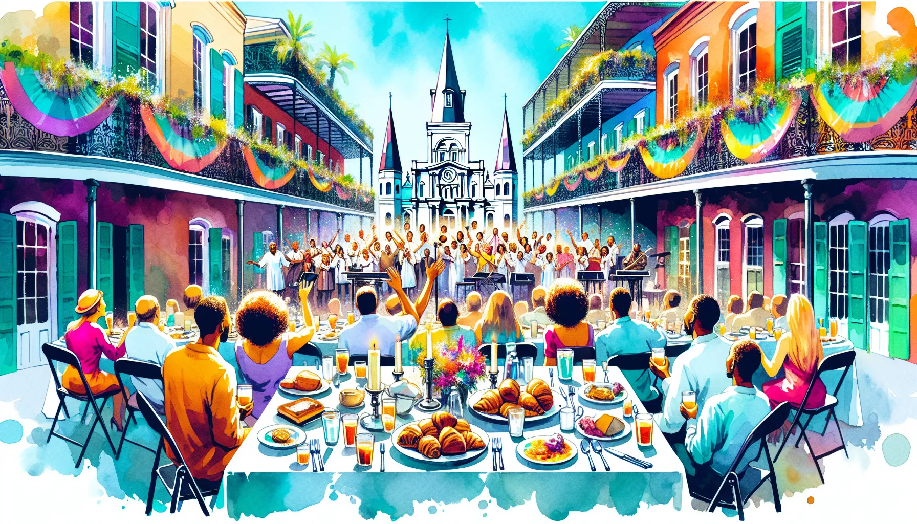 Experience New Orleans Gospel Brunches: Food